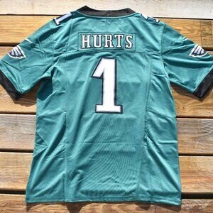 New! Jalen Hurts Philadelphia Eagles Green Football Jersey Adult Men's Sizes